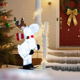 Tangkula Lighted Christmas Reindeer Decoration