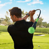 Tangkula Golf Swing Trainer 47"/40"/31.5" Warm-Up Golf Practice Training Aid with Weighted Head for Grip