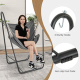 Tangkula Heavy-Duty Hammock Chair with Stand