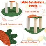 Tangkula Fruit Cat Tree Chic Vegetable Cat Tree for Indoor Cats