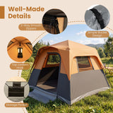Tangkula 6-Person Camping Tent  for Family Camping & Hiking