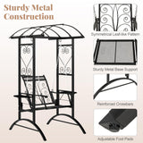Tangkula Porch Swing with Stand