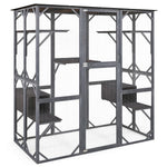 Tangkula Catio Outdoor Cat Enclosure Large