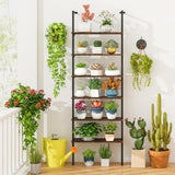 Tangkula Industrial 6-Tier Bookshelf