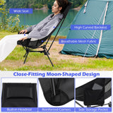 Tangkula Portable High Back Camping Chairs