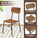 Tangkula Square Dining Table Set for 2