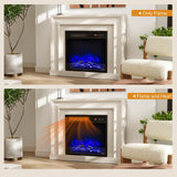Tangkula 18" Electric Fireplace Insert