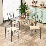 Tangkula Dining Table Set