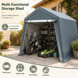 Tangkula 8.3 x 14 FT Heavy Duty Outdoor Storage Shed