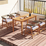 Tangkula Patio Wicker Dining Chairs Set