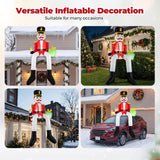 Tangkula 8.7 FT Inflatable Christmas Nutcracker Hanging Decoration