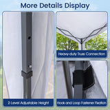 Tangkula UPF50+ Portable Outdoor Tent with Wheeled Bag