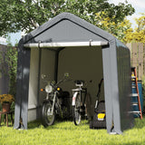 Tangkula 6x6.5/8x6.5Ft Portable Shed
