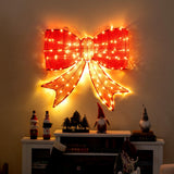 Tangkula 37” Lighted Christmas Bow Decoration