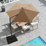 Tangkula 9 FT Cantilever Patio Umbrella