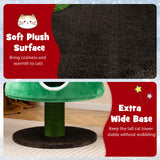 Tangkula 60 Inch Cat Tree with Sisal Scratching Posts 2 Condos with Removable Soft Cushions