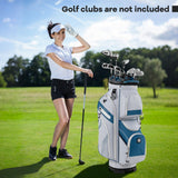 Tangkula Golf Cart Bag with 14-Way Full Length Dividers