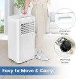 Portable Air Conditioner w/Remote Control, 8000 BTU AC Unit Fan & Dehumidifier