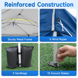 Tangkula 10x20 Ft Pop Up Canopy with Center Lock & 6 Sidewalls