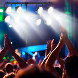 Tangkula Audio Mobile DJ Light Stand, LED Light Stand w/ Multi Arm, Height Adjustment(73”-138”)