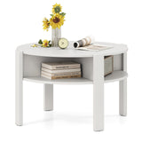 Tangkula Round Coffee Table