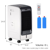 Tangkula Portable Evaporative Air Cooler for Room, 3-in-1 Portable Air Cooler with Remote Control
