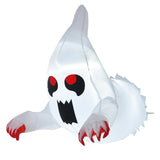 Tangkula 3.3 FT Halloween Inflatable Ghost Broke Out from Window