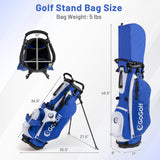 Tangkula Men's Complete Golf Clubs and Bag Set with Headcovers and Putter