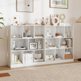 Tangkula 8-Cube Bookcase Modern Cubby Bookshelf