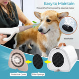Tangkula Dog Dryer, Pet Blow Dryer with Smart LED Touch Screen, 4 Nozzles, Adjustable Temperature