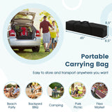 Tangkula 9.2x14 Ft Pop up Canopy with Sidewalls