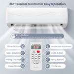 9000BTU Split Air Conditioner & Heater - Tangkula