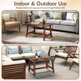 Tangkula Outdoor Coffee Table