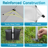 Tangkula 10x30 FT Pop Up Canopy with Center Lock