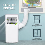 Portable Air Conditioner, 8000 BTU Powerful AC Unit with Remote Control and 4 Casters