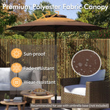 Tangkula 8.5 FT Outdoor Patio Umbrella