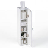 Tangkula Slim Bathroom Storage Cabinet with Door