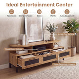 Tangkula TV Stand for TVs up to 75 Inch for Living Room