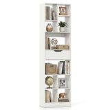 Tangkula 71” Tall Open Bookcase with Drawer(1/2)
