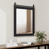 Farmhouse Wall Mirror, 22 x 30 inch - Tangkula