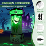 Tangkula 7.4 FT Halloween Lighted Inflatable Alien Decorations