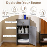 Tangkula Small Bathroom Cabinet for Small Spaces