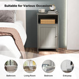 Tangkula Bathroom Floor Storage Cabinet