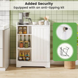 Tangkula Bathroom Storage Cabinet for Small Spaces
