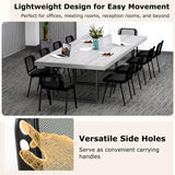 Tangkula Set of 5/10/15 Conference Chairs with Upholstered Seat