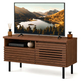 Tangkula Mid Century Modern Farmhouse TV Stand for 32/40"