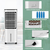 Evaporative Air Cooler, 4-In-1 Bladeless Swamp Cooler with Remote Control