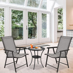 Set of 2 Patio Folding Chairs - Tangkula