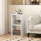 Tangkula 2-Cube Bookcase, 3-Tier Bookshelf with Open Compartments