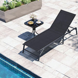 Tangkula Lounge Chair Outdoor Set of 2